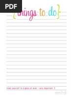 Download Printable To Do List by Pretty Darn Cute Design SN47744491 doc pdf