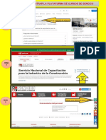 Pasos para Entrar Plataforma Cursos Sencico PDF