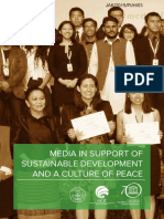 Media in Support of Sustainable Development and A Culture of Peace