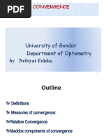 Convergence: University of Gondar Department of Optometry by Nebiyat Feleke