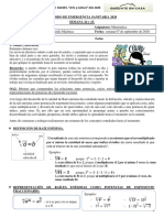 Semana - 24 - y - 25 - Guia - Trabajo - Raíz Enésima - 2°medio - AyB