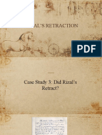 Rizal's Retraction: Did He Really Recant His Faith