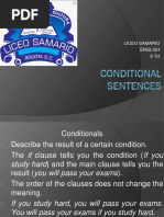 Conditional Sentences 9th