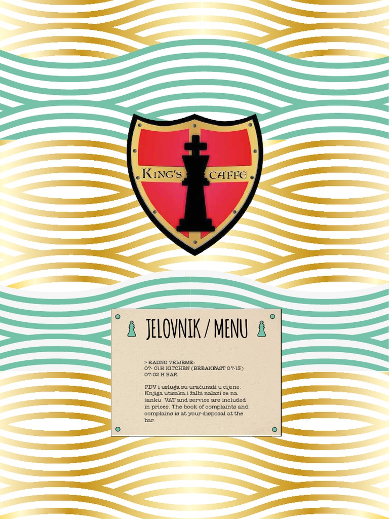 Jelovnik / Menu PDF Hamburgers Salad