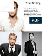 Ryan Gosling: Canadian actor and musician