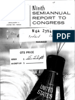 Ninth Semiannual Report To Congress 1 Jan. - 30 Jun. 1963