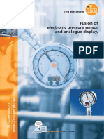 Fusion of Electronic Pressure Sensor and Analogue Display