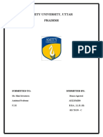 Amity University FIR Report