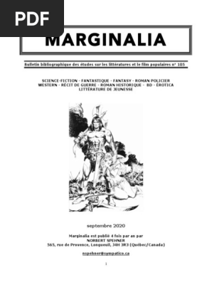 Marginalia 105 Pdf Tarzan Livres