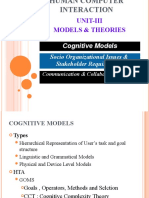 Unit-Iii Models & Theories