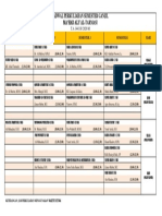 Jadwal Perkuliahan Semester Ganjil 2020 M