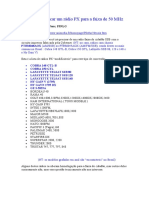 Modifique rádio PX para 50 MHz