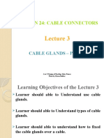 3 Lecture Cable Glands - Part 1