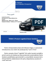 Dacia Sandero Logistica