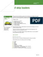 Safe Use of Skip Loaders