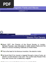 Electromagnetic Fields and Waves: Lecture 5 - 7