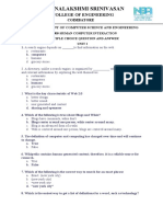 HCI Multiple Choice Questions