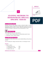 Lesson-11 Staining Methods To Demonstrate Specialspecial Tissue