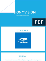 Misión y Visión Copetran