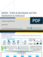 Qatar - Food & Beverage Sector Overview & Forecast: Thought Leadership Series