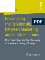 Reassessing The Relationship Between Marketing and Public Relations New Perspectives From The Philosophy of Science and PDF