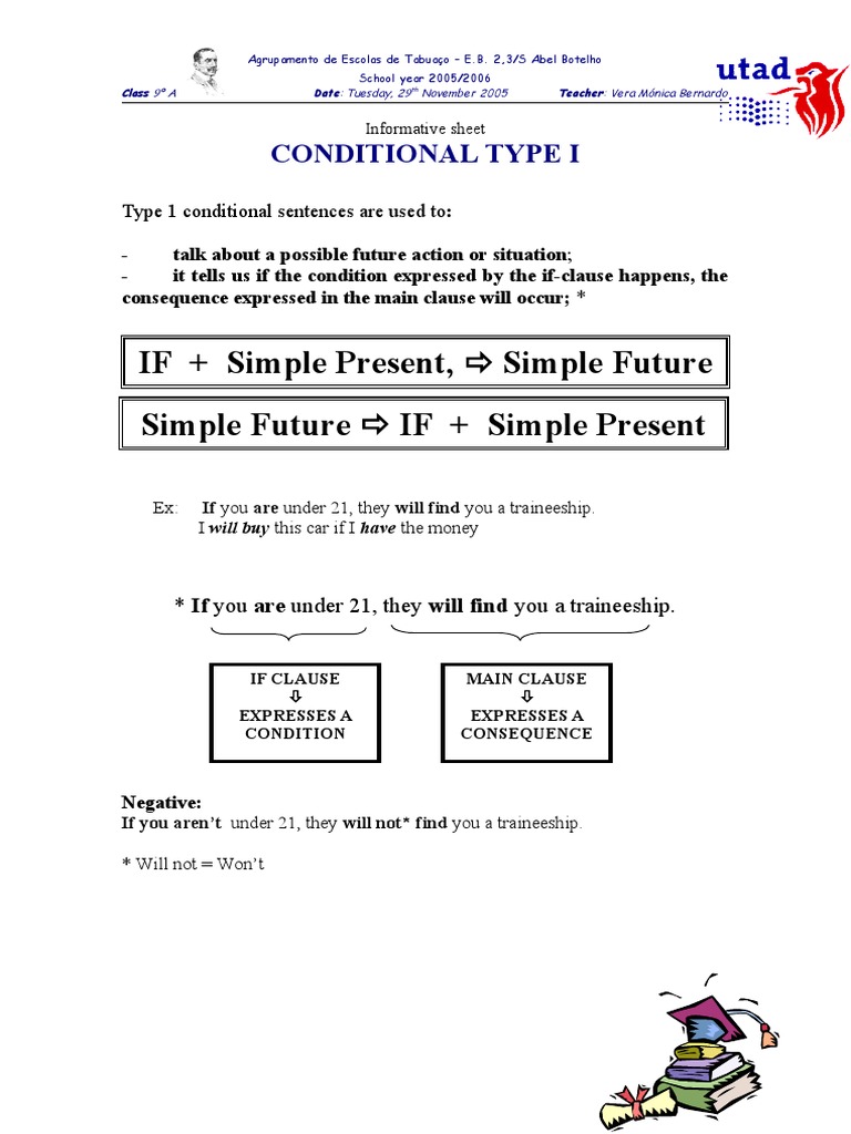 Understanding Type 1 Conditional Sentences | PDF