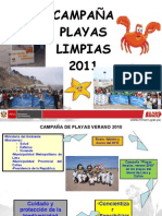 TEMA I (1era Parte) : Campaña Playas Limpias 2011