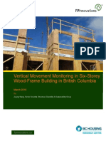 Wood Frame Vertical Movement Monitoring