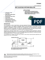 1.5-A, Wide-Input Adjustable Switching Regulator: Features Applications