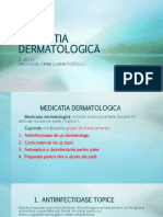 Curs 12- Medicatia Dermatologica