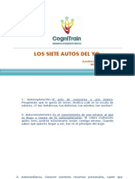 Los 7 autos del yo: autoexploración, autoconocimiento, autoconfianza, autoeficacia, autocompasión, autoestima y autorrealización