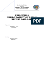 Child Protection Policy Report 2018-2019