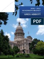 Governors Budget FY 2020 2021 PDF