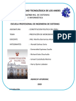 Monografia de Constitucion Politica Del Peru