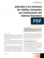 IVA a intereses del sistema financiero