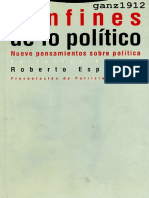 Esposito R. Confines De Lo Politico - Nueve Pensamientos Sobre La Politica.pdf