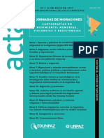 Actas Jornadas de Migraciones 2019