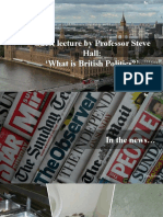 Seminar. What Is British Politics