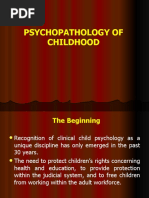 Psychopathology of Childhood