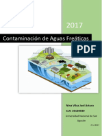 COntaminacion de Aguas Freaticas