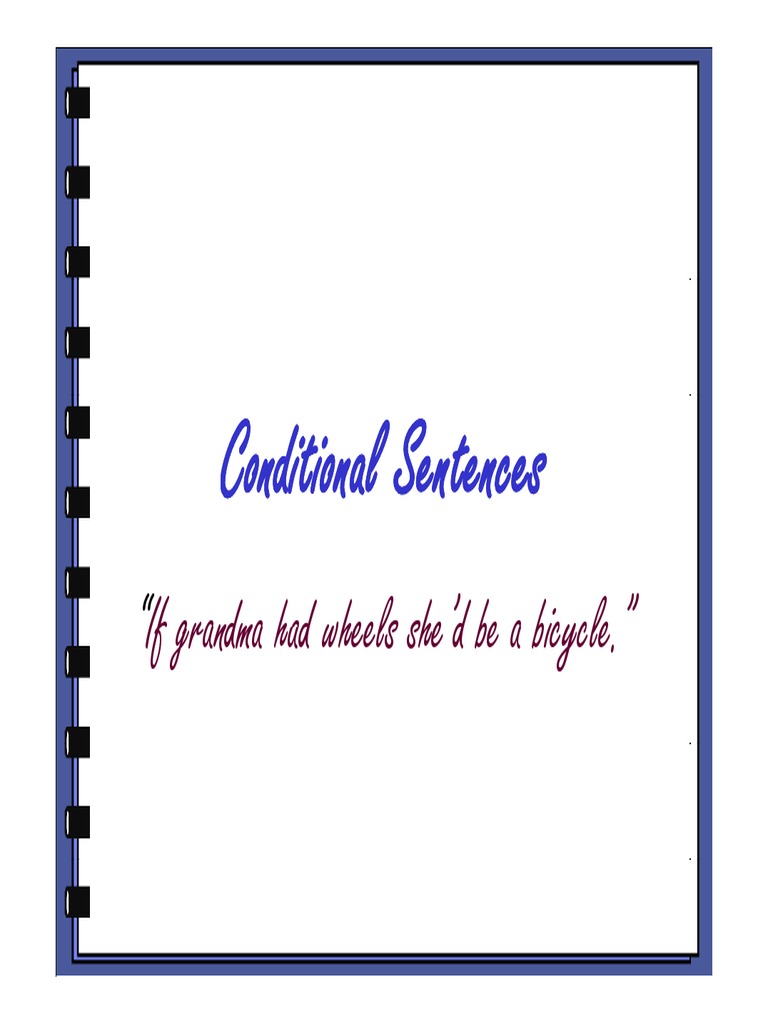 Understanding Conditional Sentences | PDF | Language Mechanics | Grammar