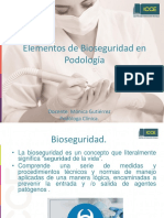 Elementos de Bioseguridad en Podología PDF
