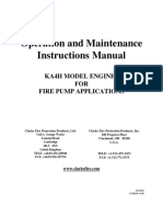 Operation and Maintenance Instructions Manual: Ka4H Model Engines FOR Fire Pump Applications