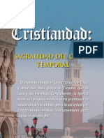 Cristiandad: Sacralidad Orden Temporal