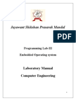 Jayawant Shikshan Prasarak Mandal: Laboratory Manual Computer Engineering