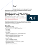 Chef - ASPIC Instituto Gastronómico PDF