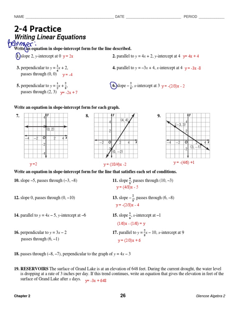 2-4-writing-linear-equations-practice-pdf-algebra-teaching-mathematics