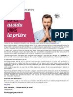 Soyez Assidue Dans La Priere PDF