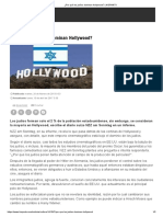 ¿Por Qué Los Judíos Dominan Hollywood - HISPANTV