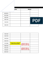 Horario Academico 2020-Ii